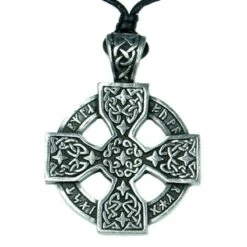 Pewter Pendant Nordic Rune Cross