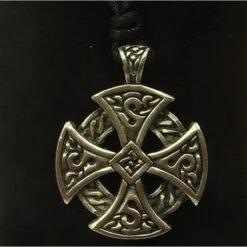 Pewter Pendant Ring Cross