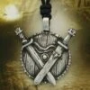 Shield And Swords Pewter Pendant -Larp Fashion Shop zinnanhaenger schild und schwerter ml 30209 1 1280x1280