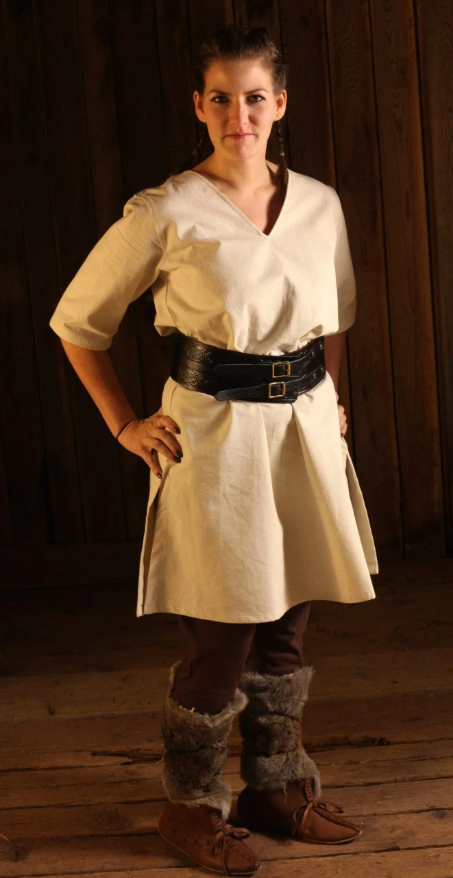Larp Fashion Shop -Larp Fashion Shop frauen untertunika lagertha natur bs
